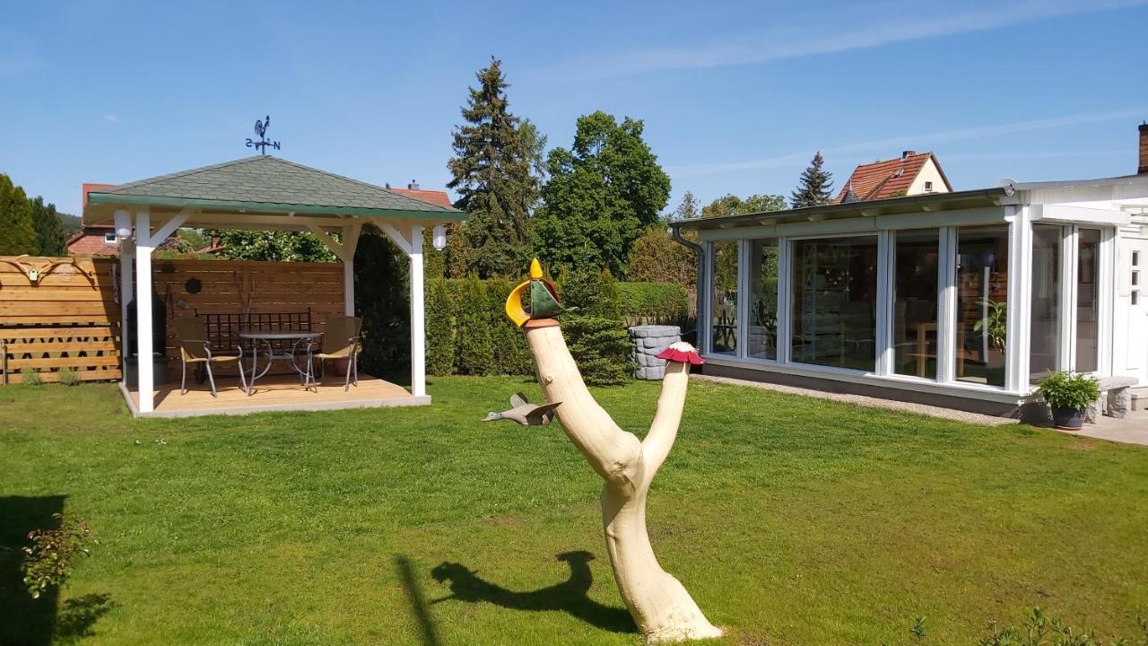 Ferienhaus Zur Lehns Mit Garten Am Harz 伊尔森堡 外观 照片
