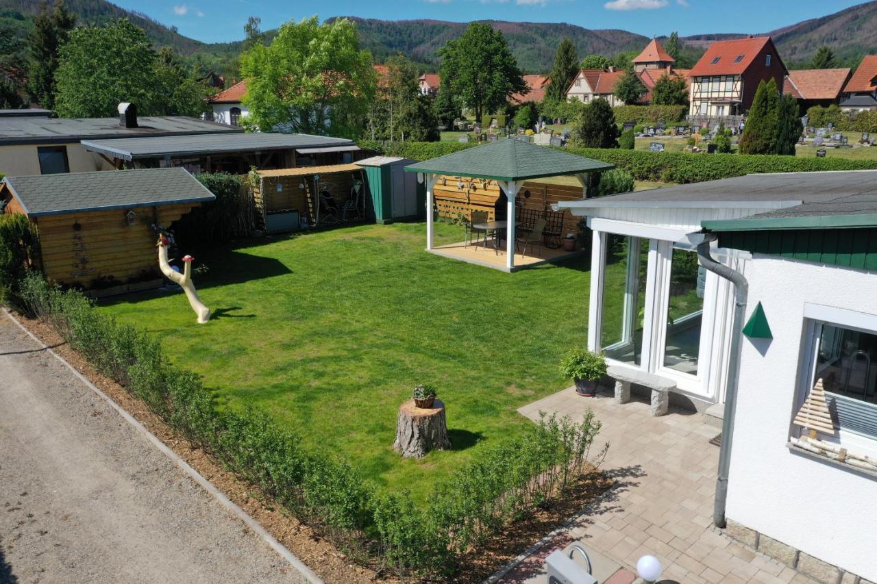 Ferienhaus Zur Lehns Mit Garten Am Harz 伊尔森堡 外观 照片