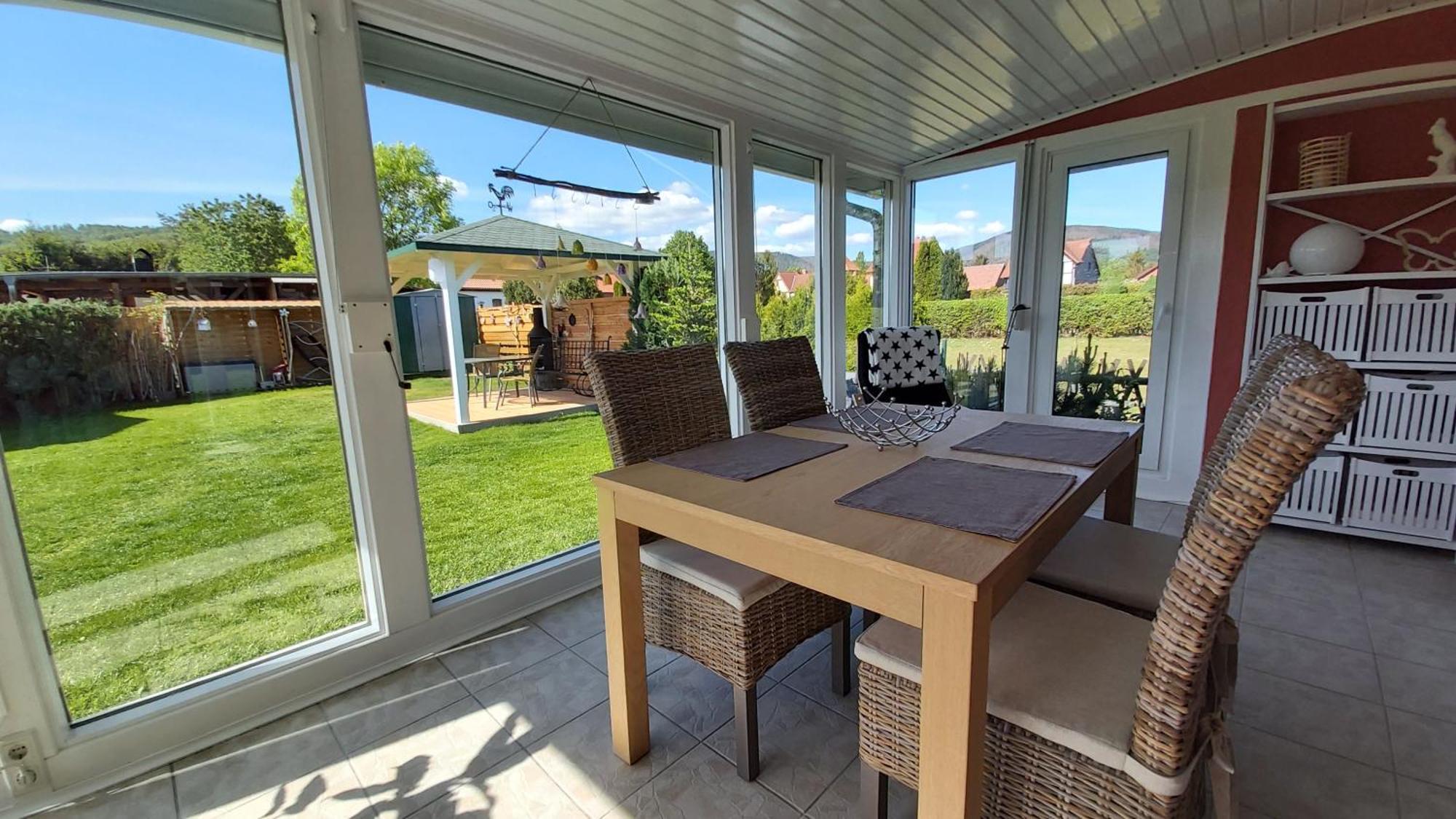 Ferienhaus Zur Lehns Mit Garten Am Harz 伊尔森堡 外观 照片
